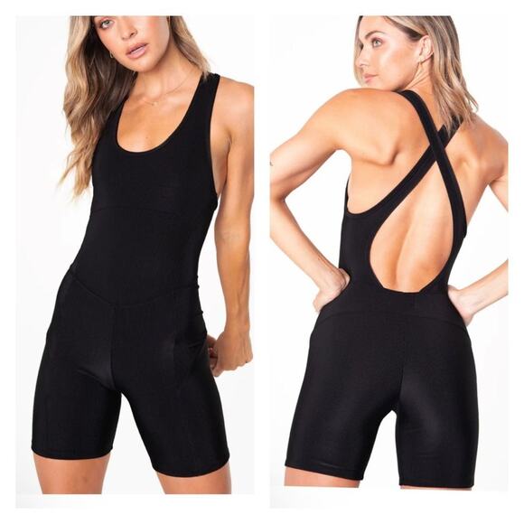 Akire Sport The Perfect One Playsuit in Black - Picture 10 of 10